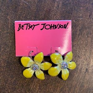 Betsey Johnson vintage secret garden earrings